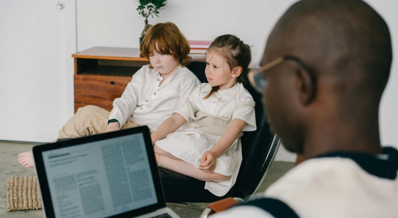 Children receiving therapy